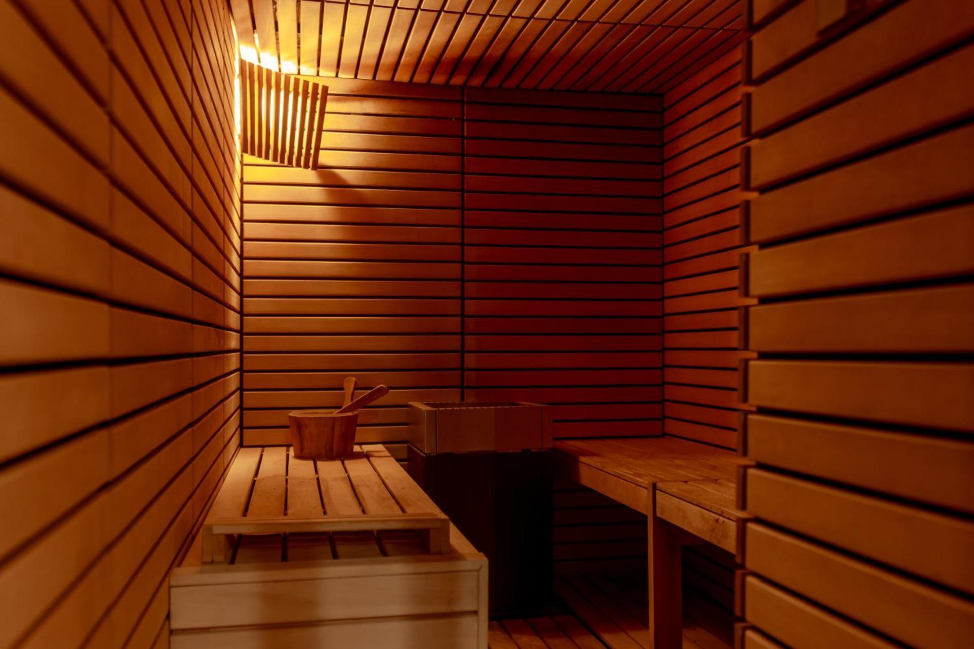 Sensi Azores Nature And Spa Ginetes Exterior photo A Finnish sauna