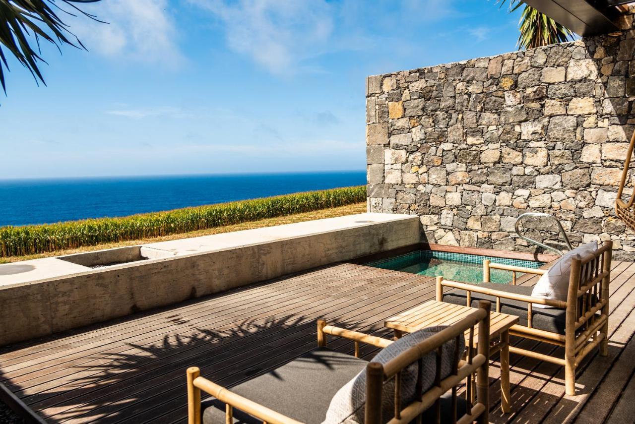 Sensi Azores Nature And Spa Ginetes Exterior photo The view from the hotel